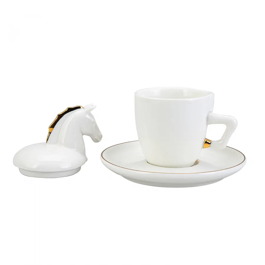 Karaca Horse Set Of 2 Coffee Cups 80 Ml 153.03.07.9866