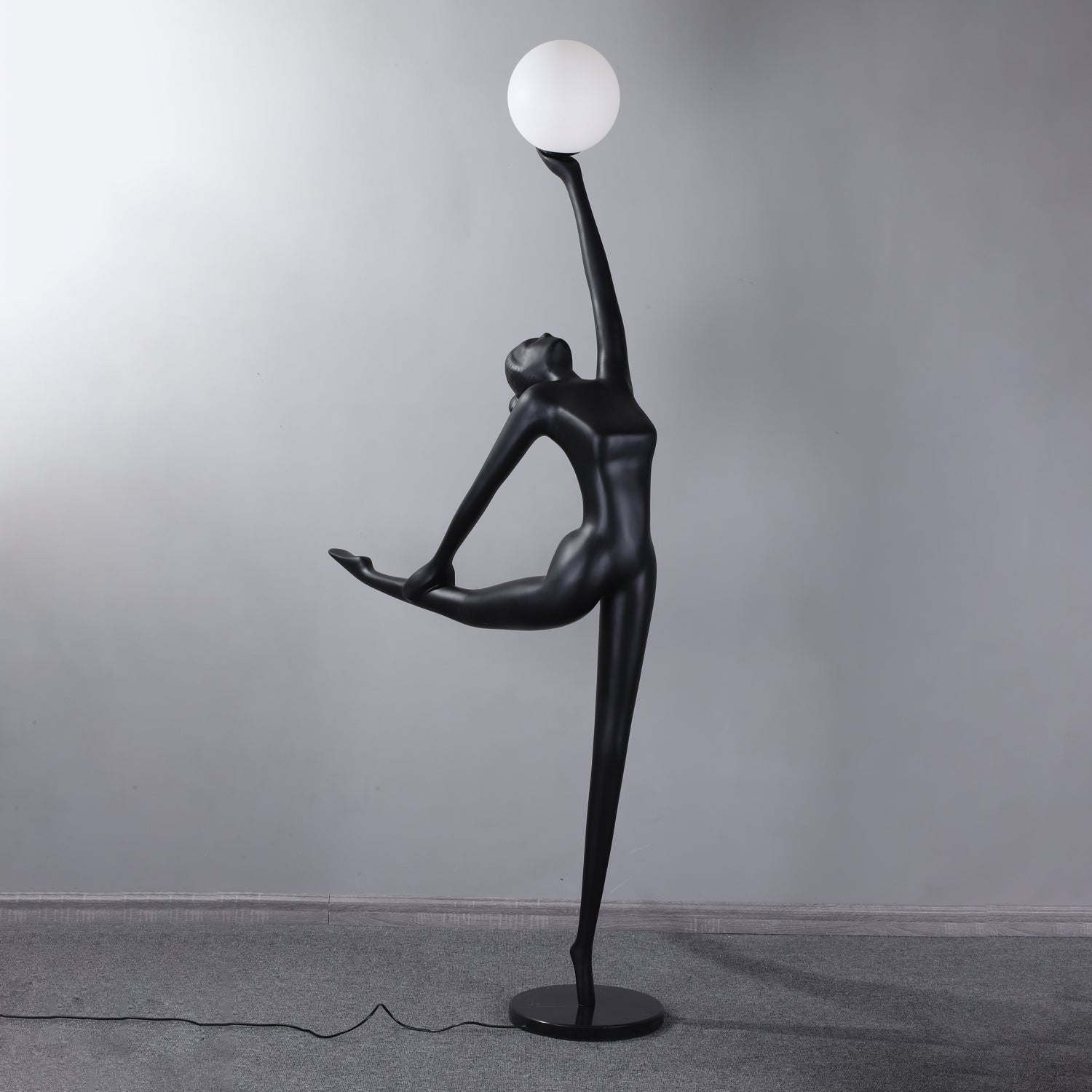 Rhythmic Gymnast Sculpture Floor Lamp