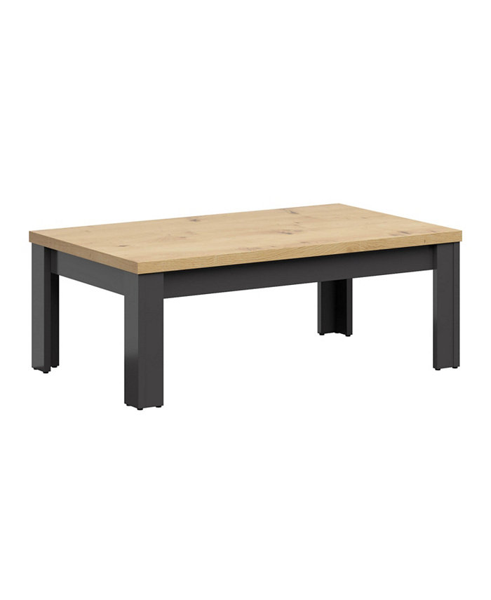 Lifestyle Solutions 43.5 W Wood Sturdy Liverpool Coffee Table