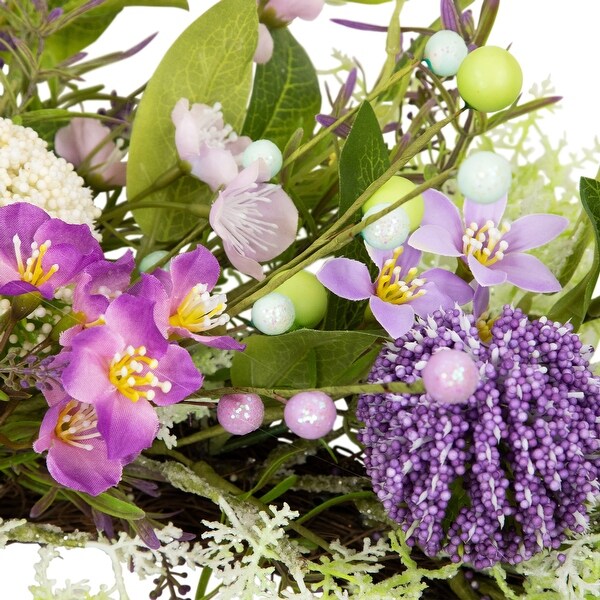 Wild Flower and Berry Spring Wreath