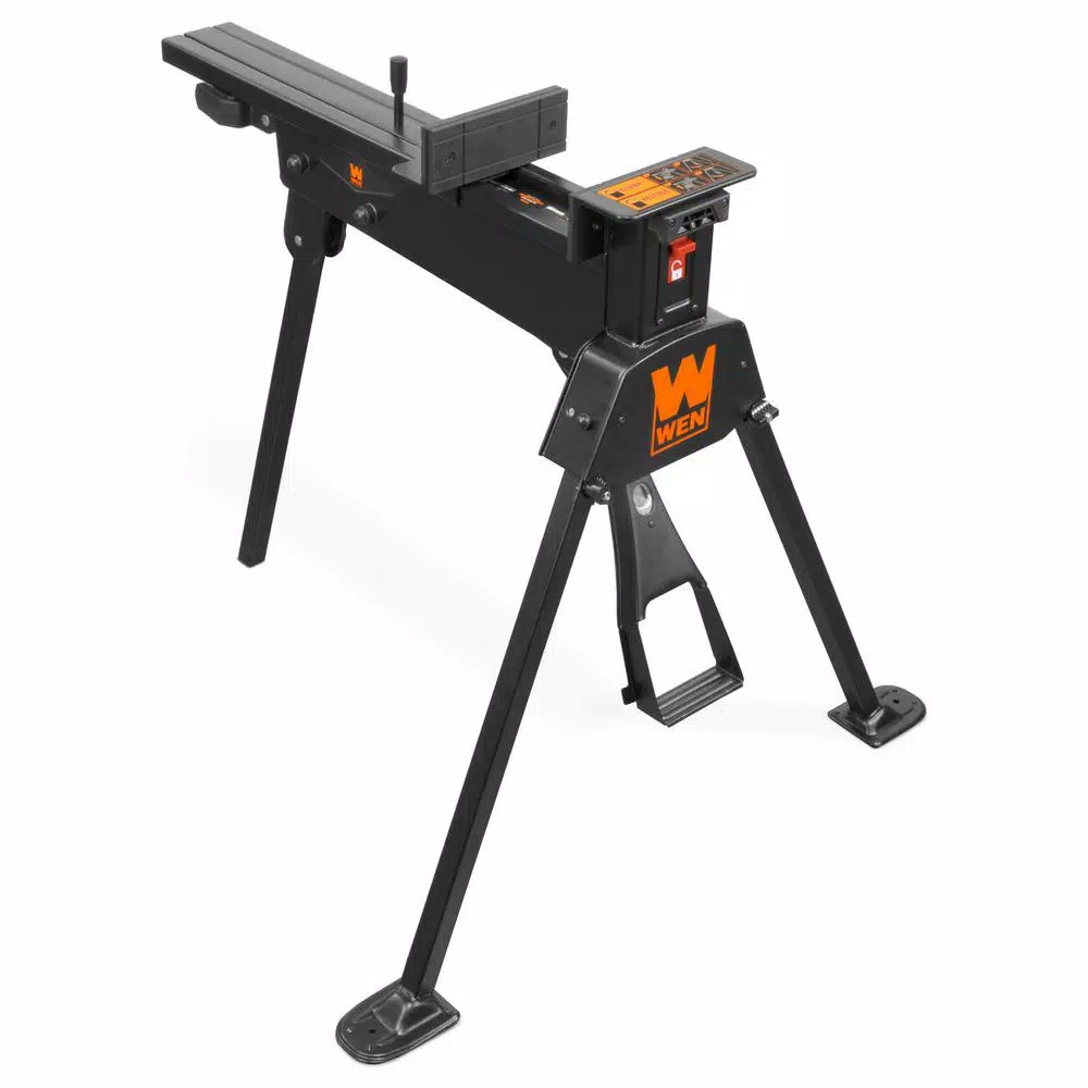 WEN 600 lbs. Capacity Portable Clamping Saw Horse Work Bench with Non-Marring Jaws and#8211; XDC Depot