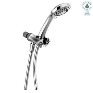 Peerless 3-Spray Patterns 1.75 GPM 3.5 in. Wall Mount Handheld Shower Head in Chrome 76341