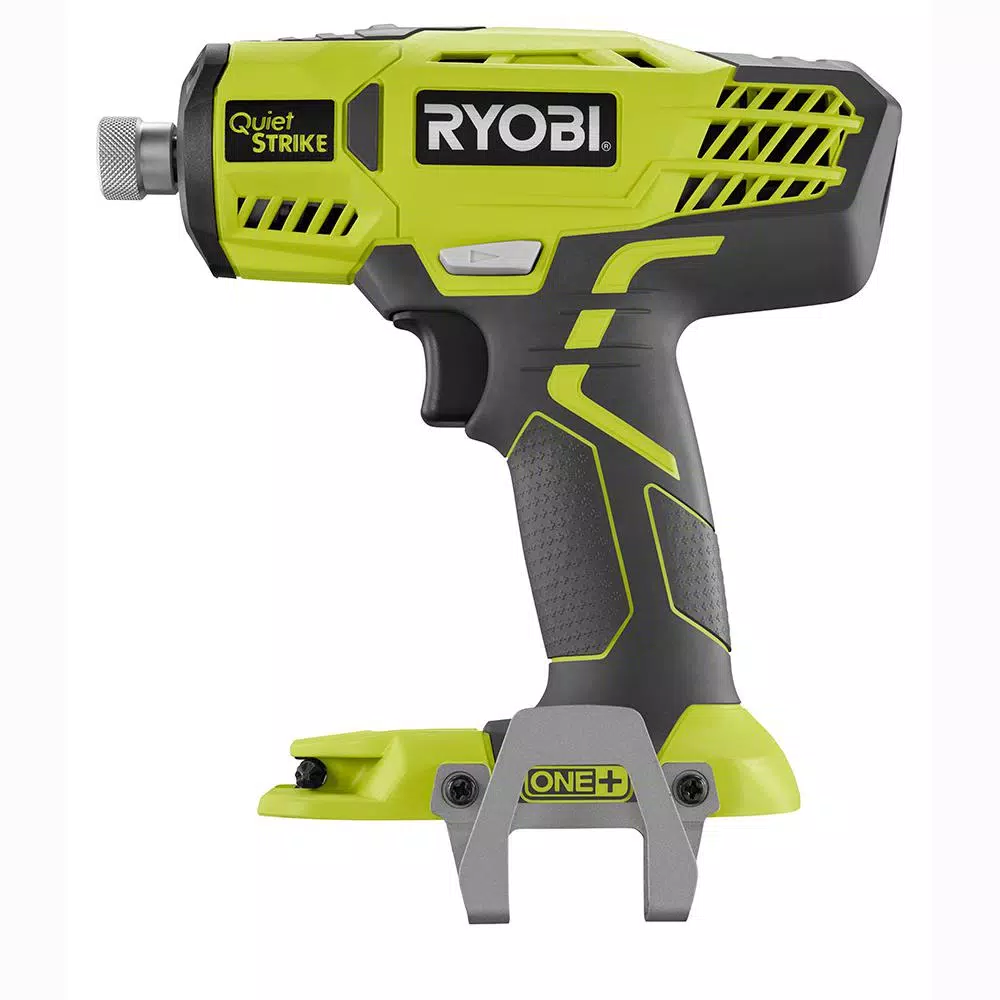 RYOBI 18-Volt ONE+ Cordless 1/4 in. Hex QuietSTRIKE Pulse Driver with Belt Clip with 2.0 Ah Battery and Charger Kit and#8211; XDC Depot