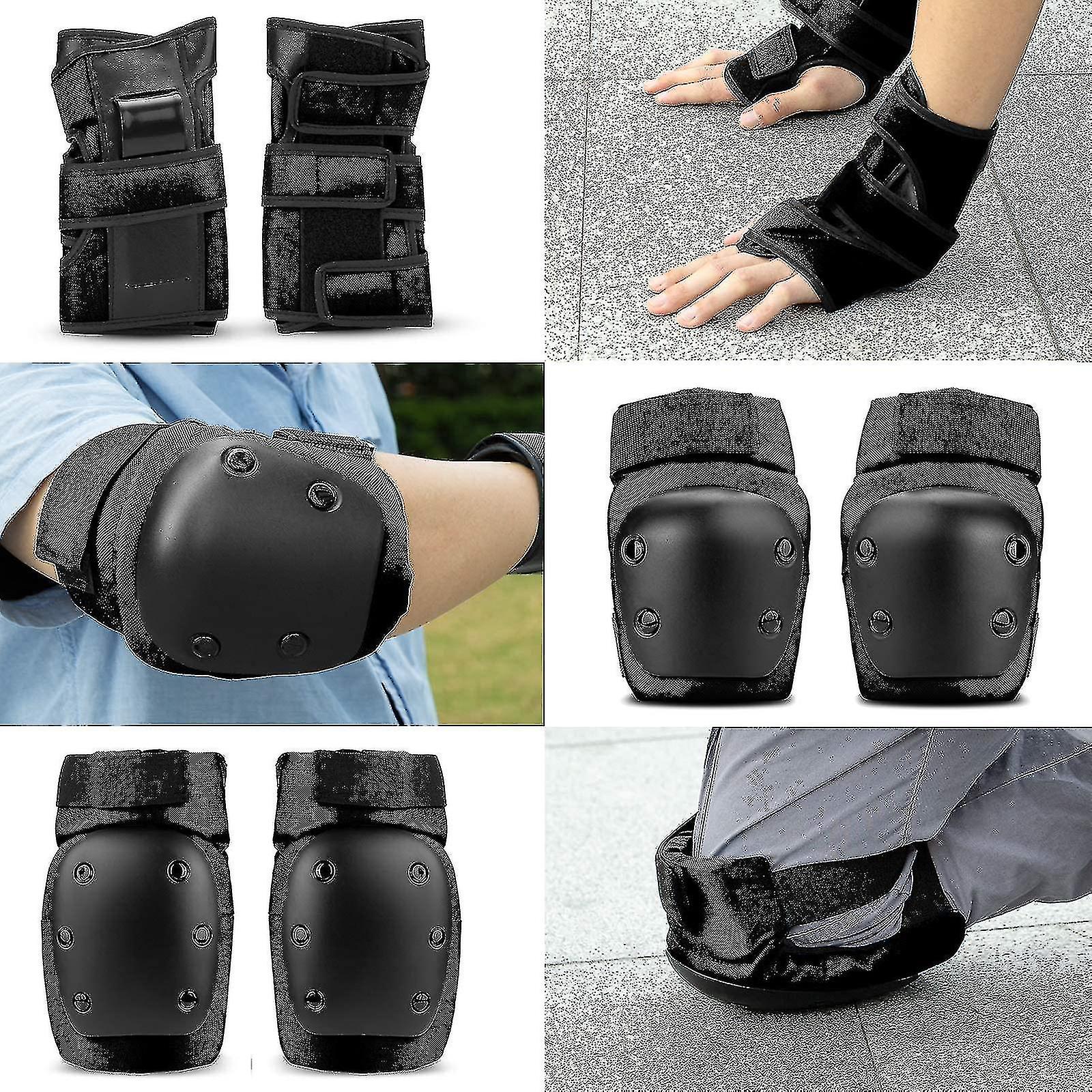 Protective Knee Pads Protective Gear With Knee Elbow Wrist Pads For Kid Children Teenager For Rollerblading Skating Biking