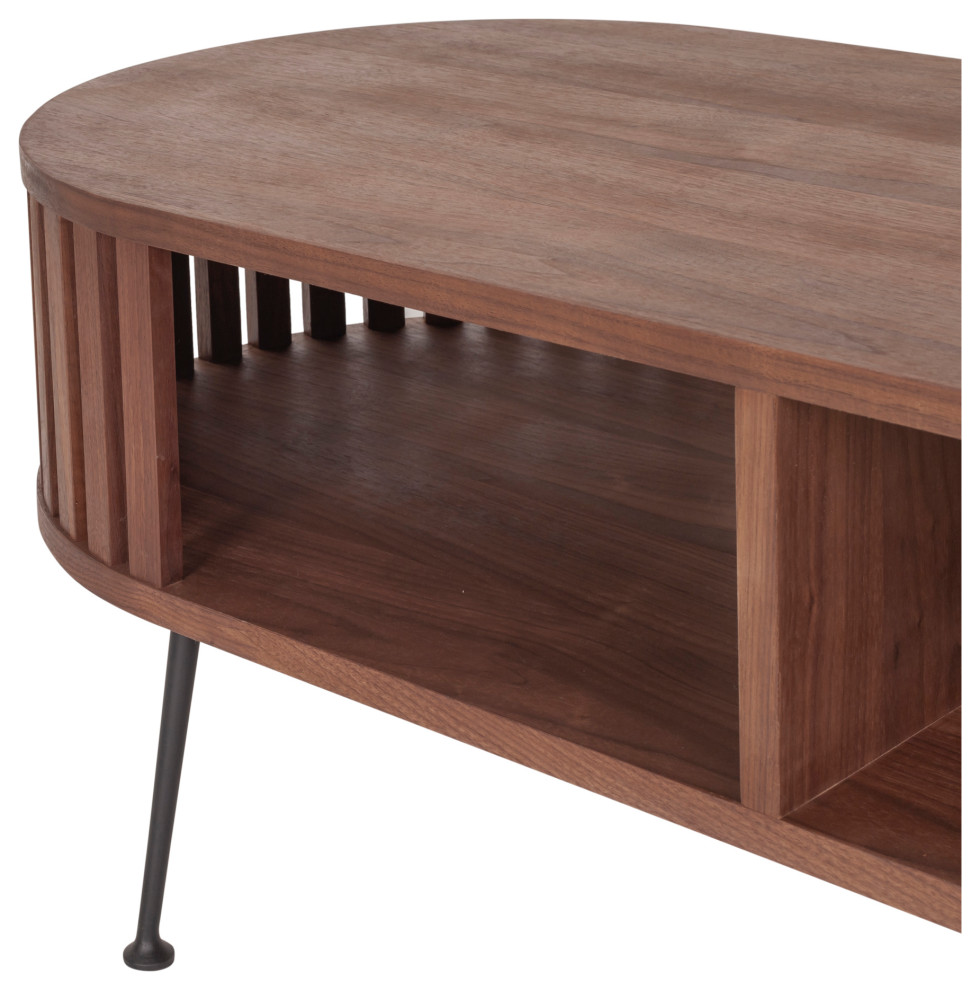 Henrich Coffee Table Natural Oil   Industrial   Coffee Tables   by HedgeApple  Houzz