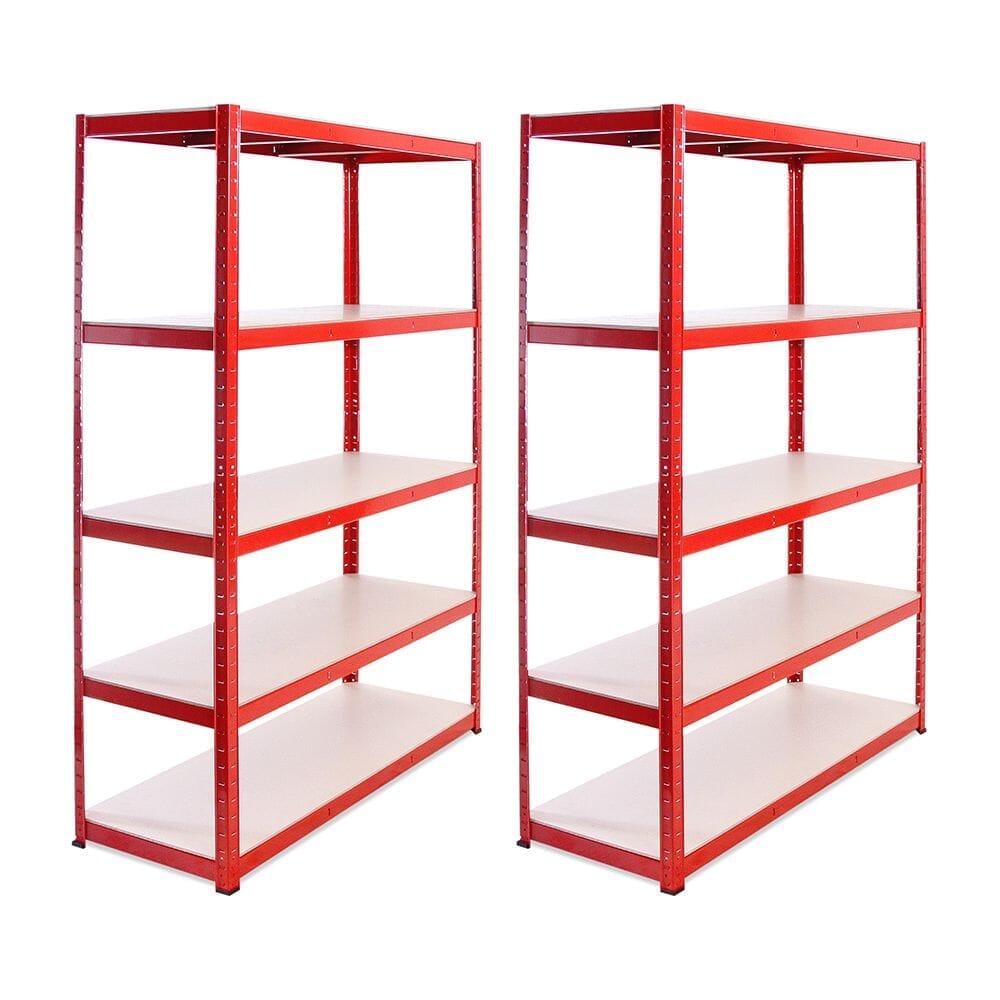 5 Tier Heavy Duty Boltless Shelving Unit (set of 2)