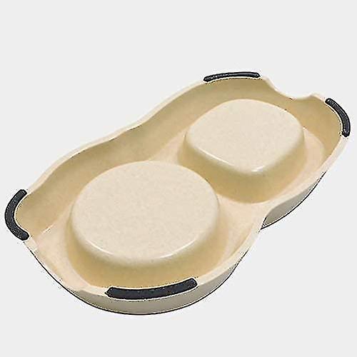 Cat Bowl， Double Bowl For Small Dogs And Cat， Non-slip Anti-spill Cat Dog Bowl