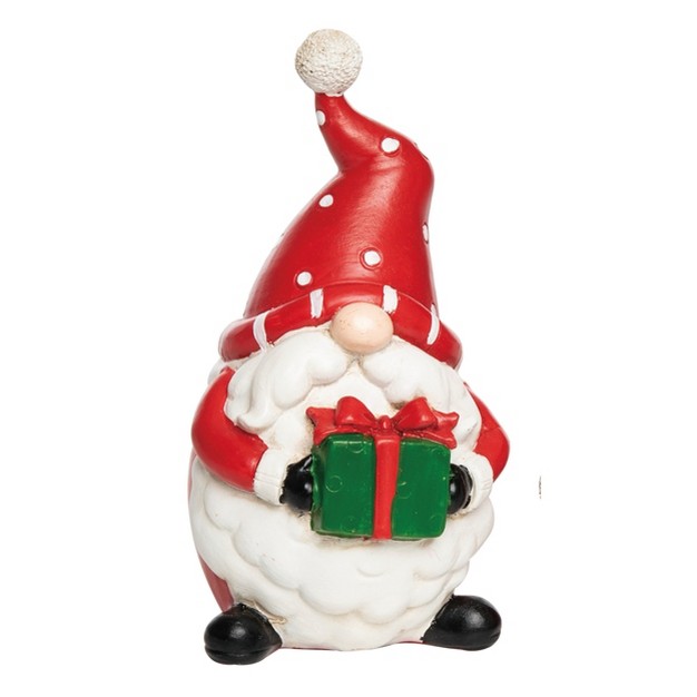 Transpac Resin 6 In Multicolored Christmas Happy Holidays Gnome Figurine