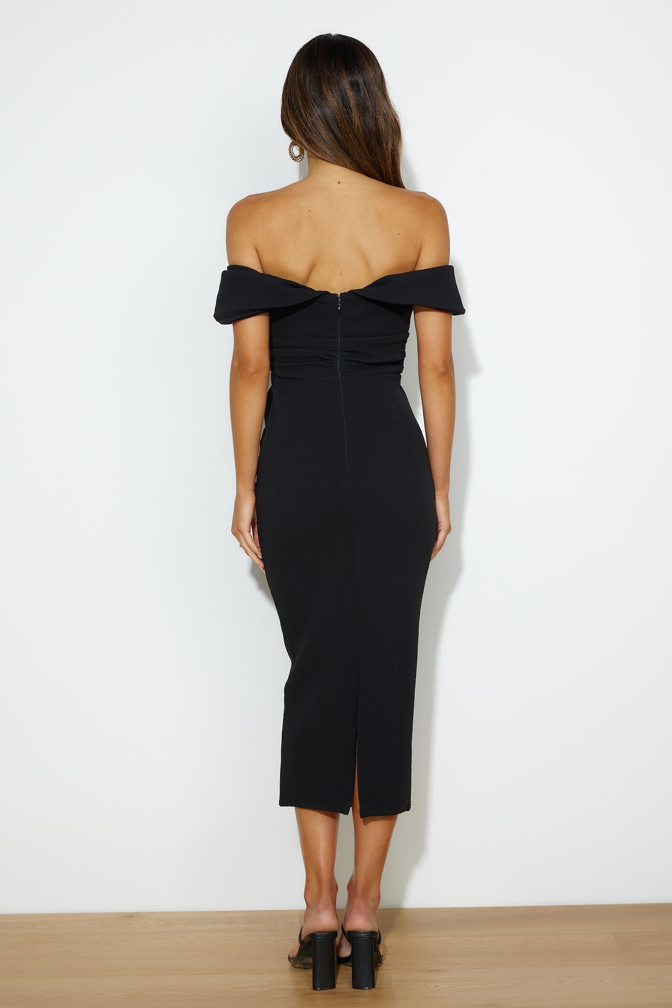 Need A Reason Midi Dress Black