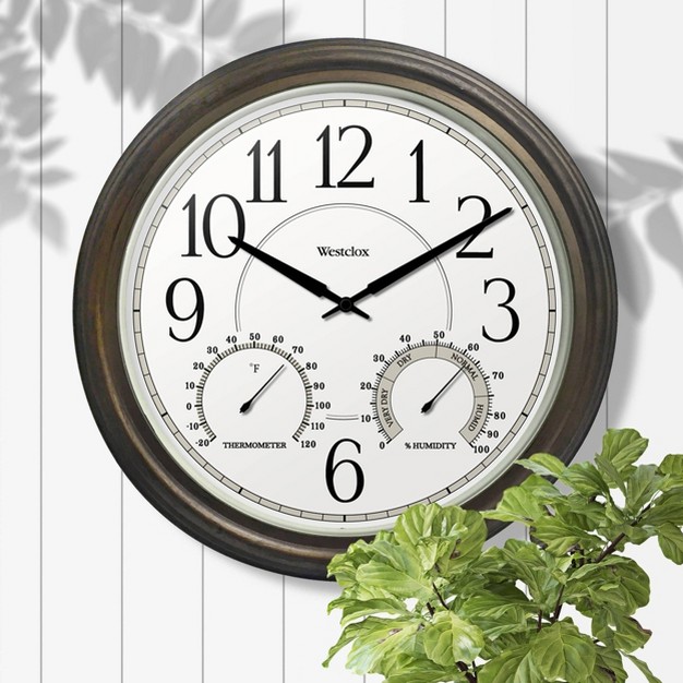 Indoor And Outdoor Wall Clock Westclox