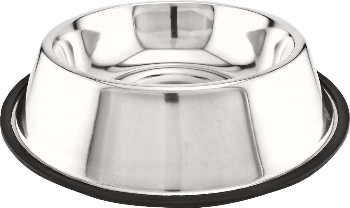 Westminster Pet Ruffinand#039 it Stainless Steel Non-Skid Pet Food Bowl 1.5 Qt. Stainless Steel