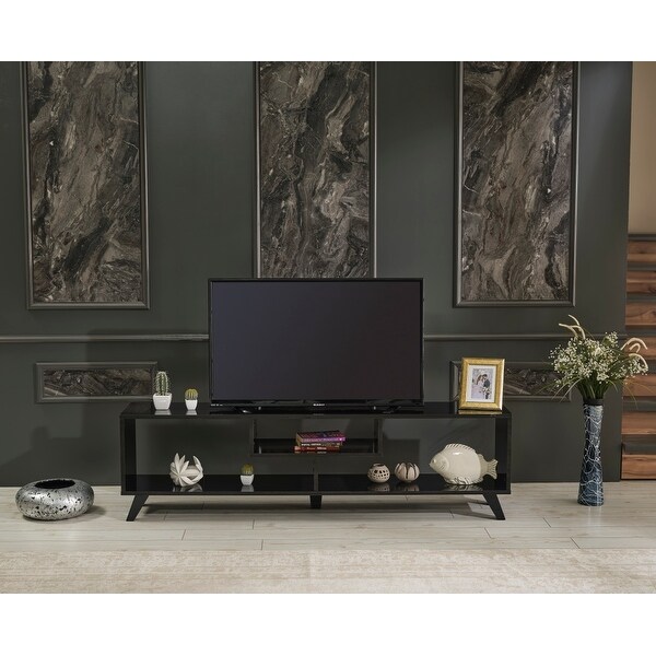 Pant Open Shelving Entertainment Centre TV Stand for TVs up to 80