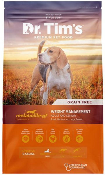 Dr. Tim's Weight Management Metabolite Formula Grain-Free Dry Dog Food