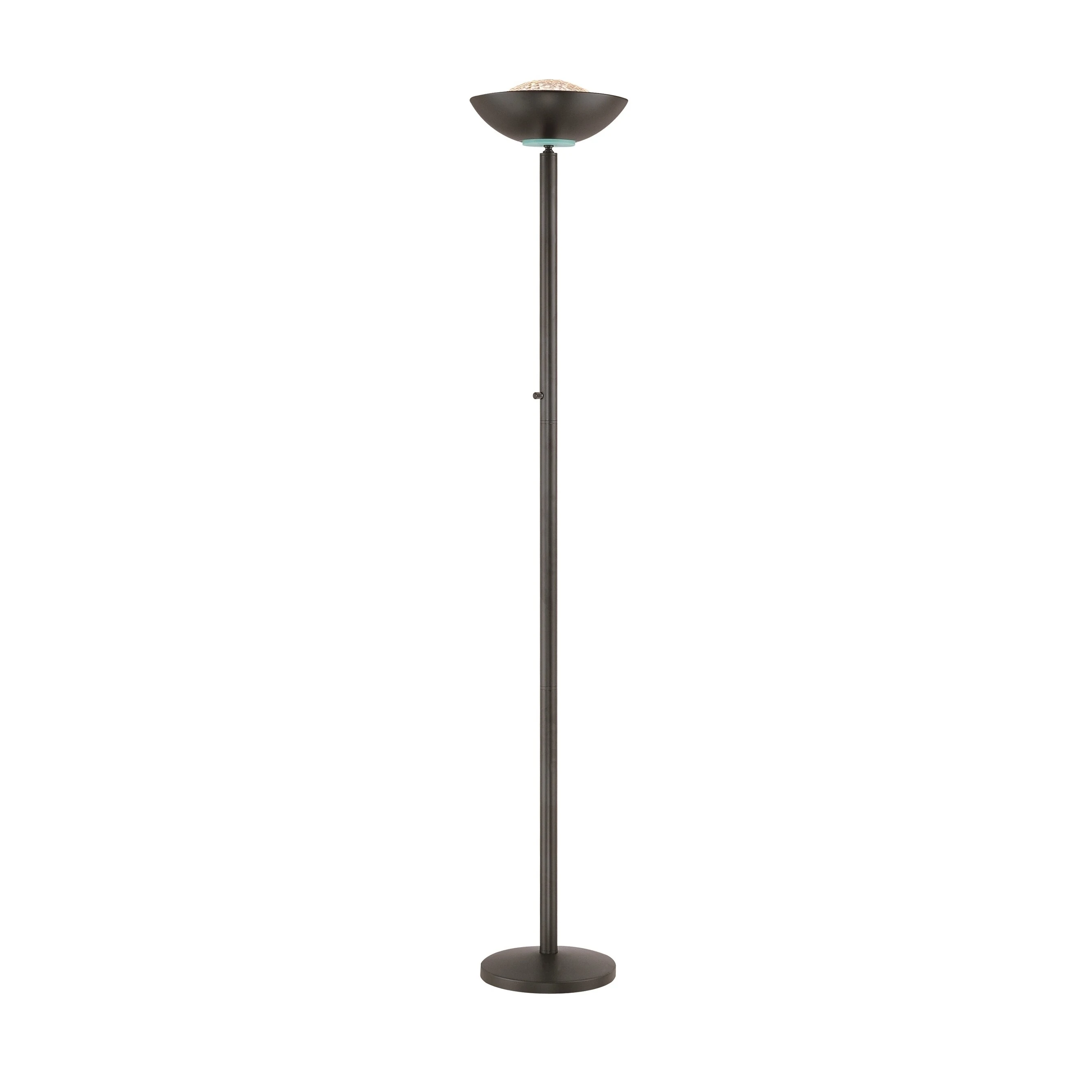 Lite Source Basic II Torchiere Lamp, Black