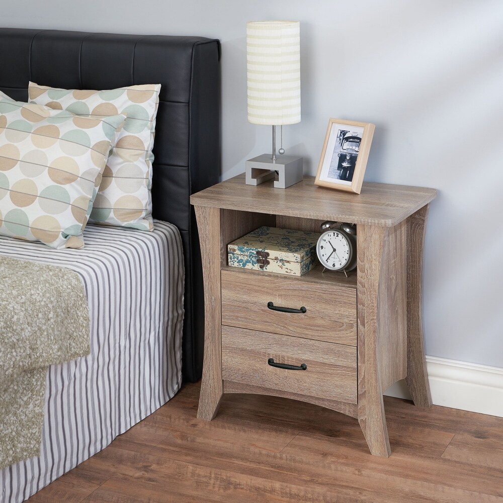 Night Table/2 drawers to store book magazines and other essentials