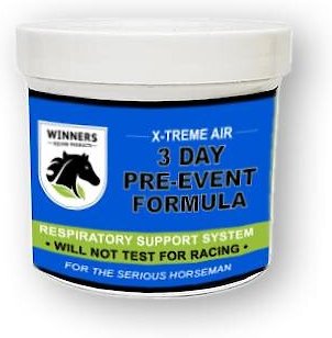 Winners Equine Products X-Treme Air 3 Day Pre-Event Formula Horse Treatment， 180-g jar