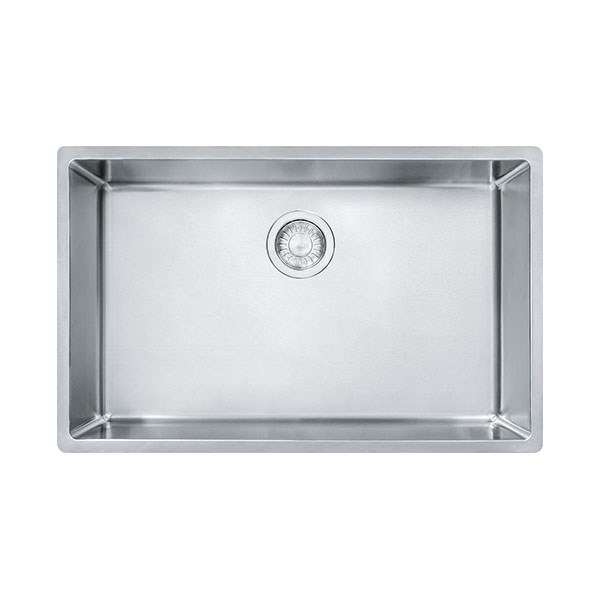 Cube Collection Single-Bowl Undermount Sink ; Stainless Steel