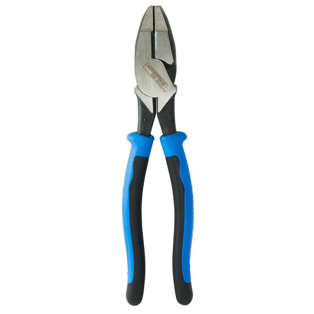 Klein Tools 9 in. Journeyman Heavy Duty Side Cutting Pliers for Fish Tape Pulling J2000-9NETP