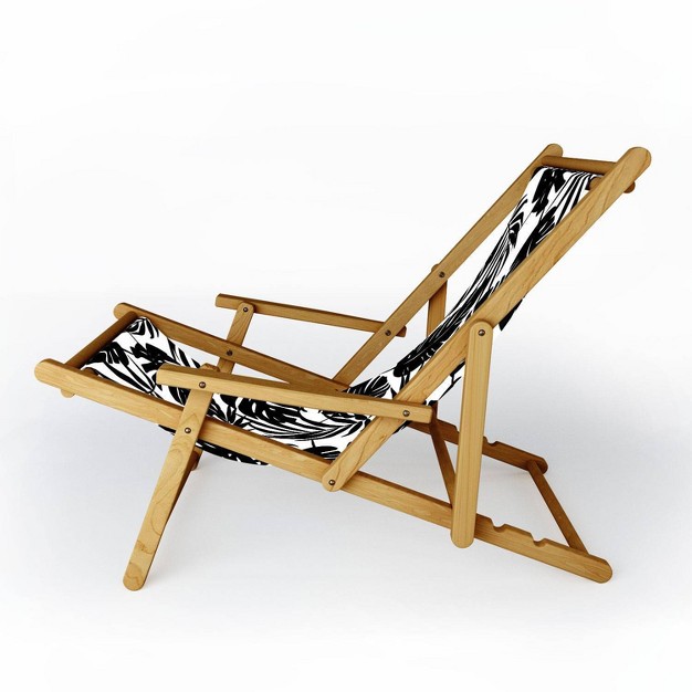 Heather Dutton Urban Jungle White Sling Chair Deny Designs