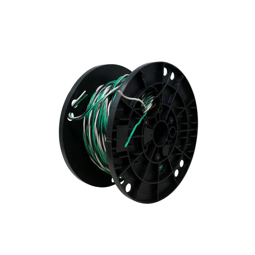 Southwire 15 ft. 123 BlackWhiteGreen Solid CU THHN Tri-Wire 59318202