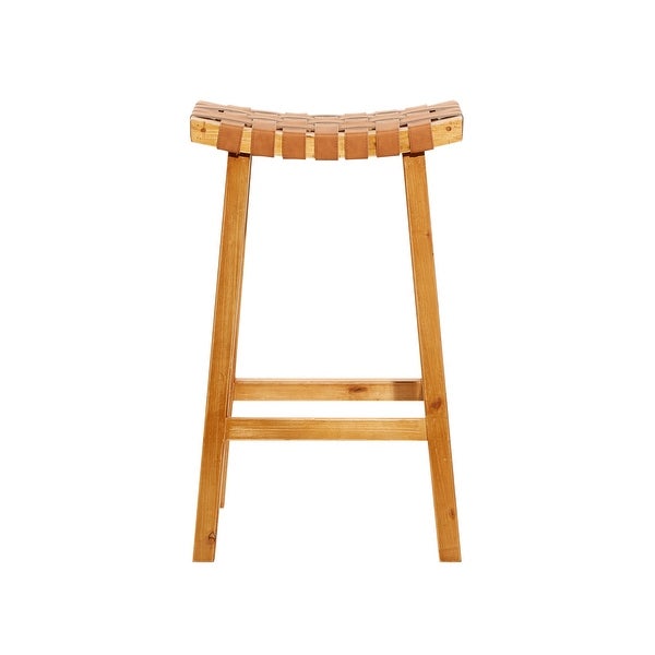 Brown Birch Rustic Stool 30 x 18 x 11 - 18 x 11 x 30