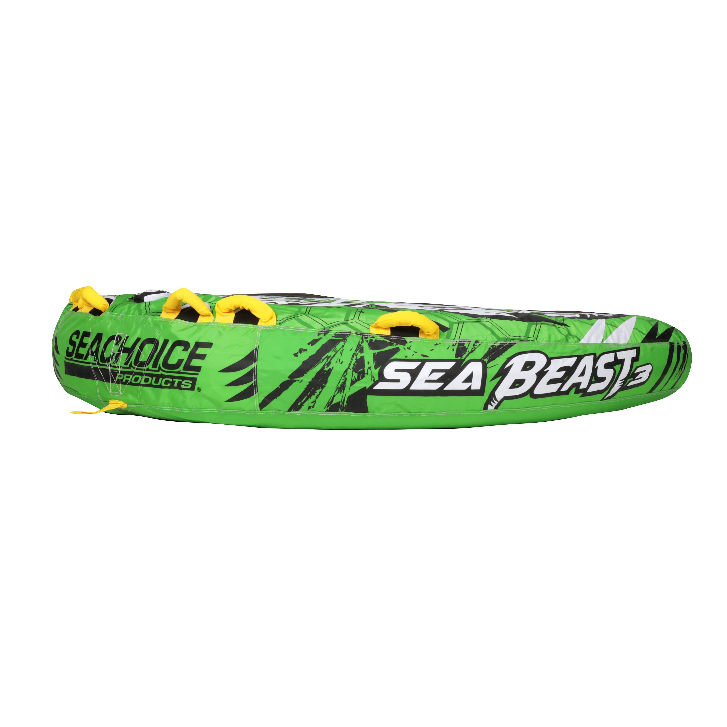 Seachoice 86931 Sea Beast Deck Tube， Reinforced Towing System， for 1 to 3 Riders Up to 510 Pounds， 75x62 inches