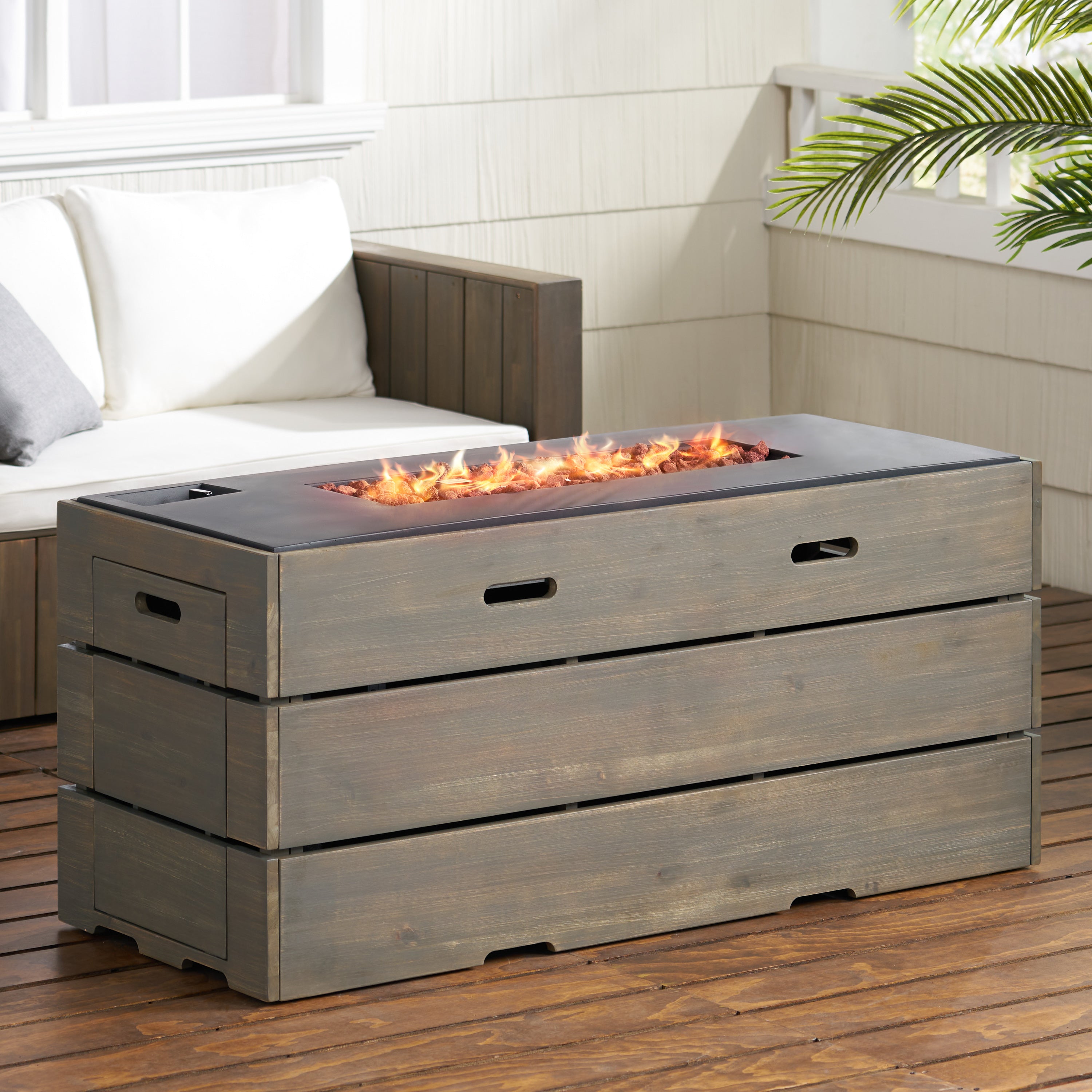 Moloney Outdoor 40,000 BTU Rectangle Fire Pit