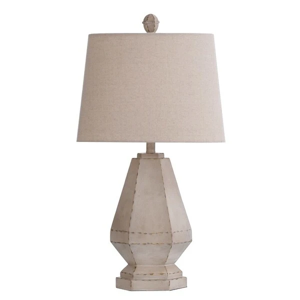 StyleCraft Storico Cream Table Lamp - Off White Shade