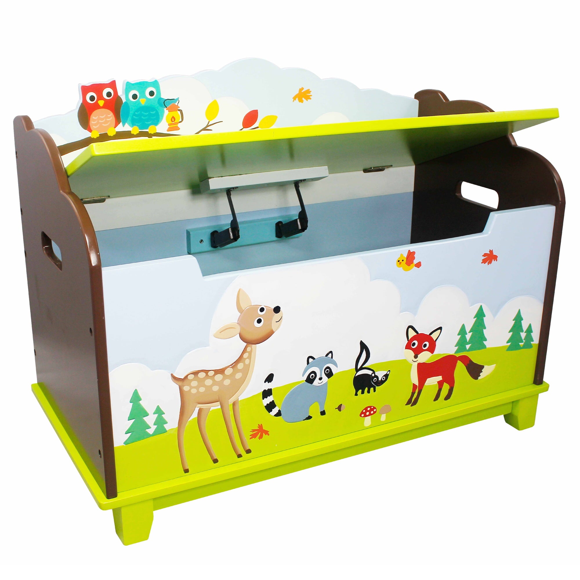 Fantasy Fields 17.97 Gallon Enchanted Wood Toy Chests, Multi-color