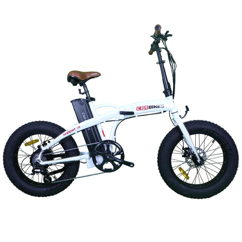 Revi Bikes Rebel Fat Tire Folding 48V 500W Twist Throttle 20