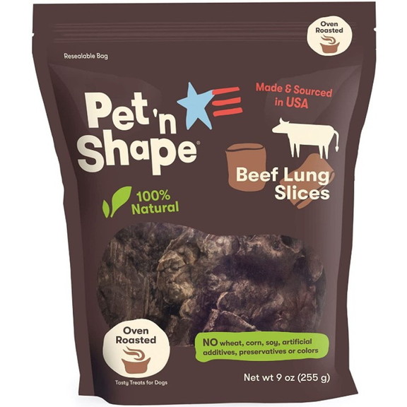 Pet 'n Shape Natural Beef Lung Slices Dog Treats  ...