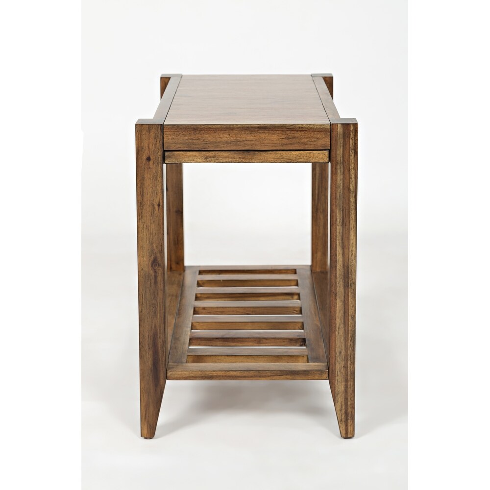 Beacon Street Acacia Hardwood Chairside Table by Jofran