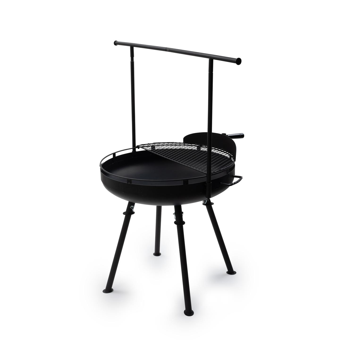 Barebones Living Cowboy 30-Inch Fire Pit Grill w/ Adjustable Grill Grate