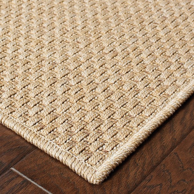 Keaton Basket Weave Patio Rug