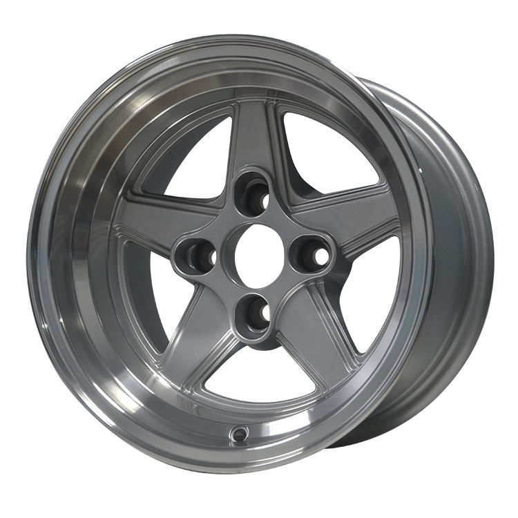 Wholesale Wheels 13X8.0J 4X114.3 Polish Lip Gunmetal Aluminum oy Rims Wheel Customize Casting