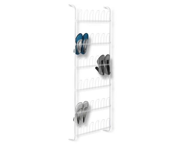 HoneyCanDo 18 Pair OvertheDoor Shoe Rack SHO01169