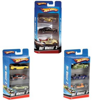 Mattel Hot Wheels 3-Pack Toy Car