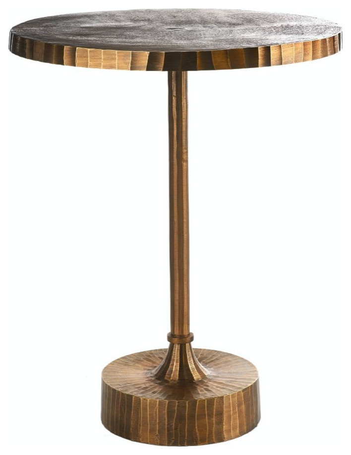 Round Copper Side Table  Pols Potten Mace   Contemporary   Side Tables And End Tables   by Luxury Furnitures  Houzz