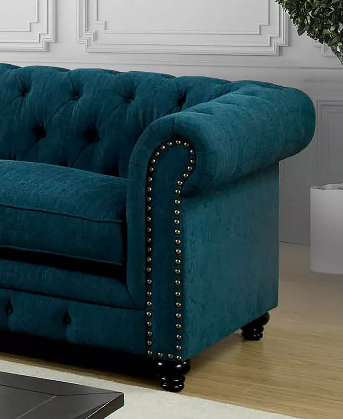 Furniture of America Skyana Upholstered Sofa