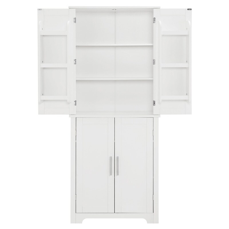 Cupboards  Freestanding Floor Storage Cabinets  Display Cabinets with open shelves