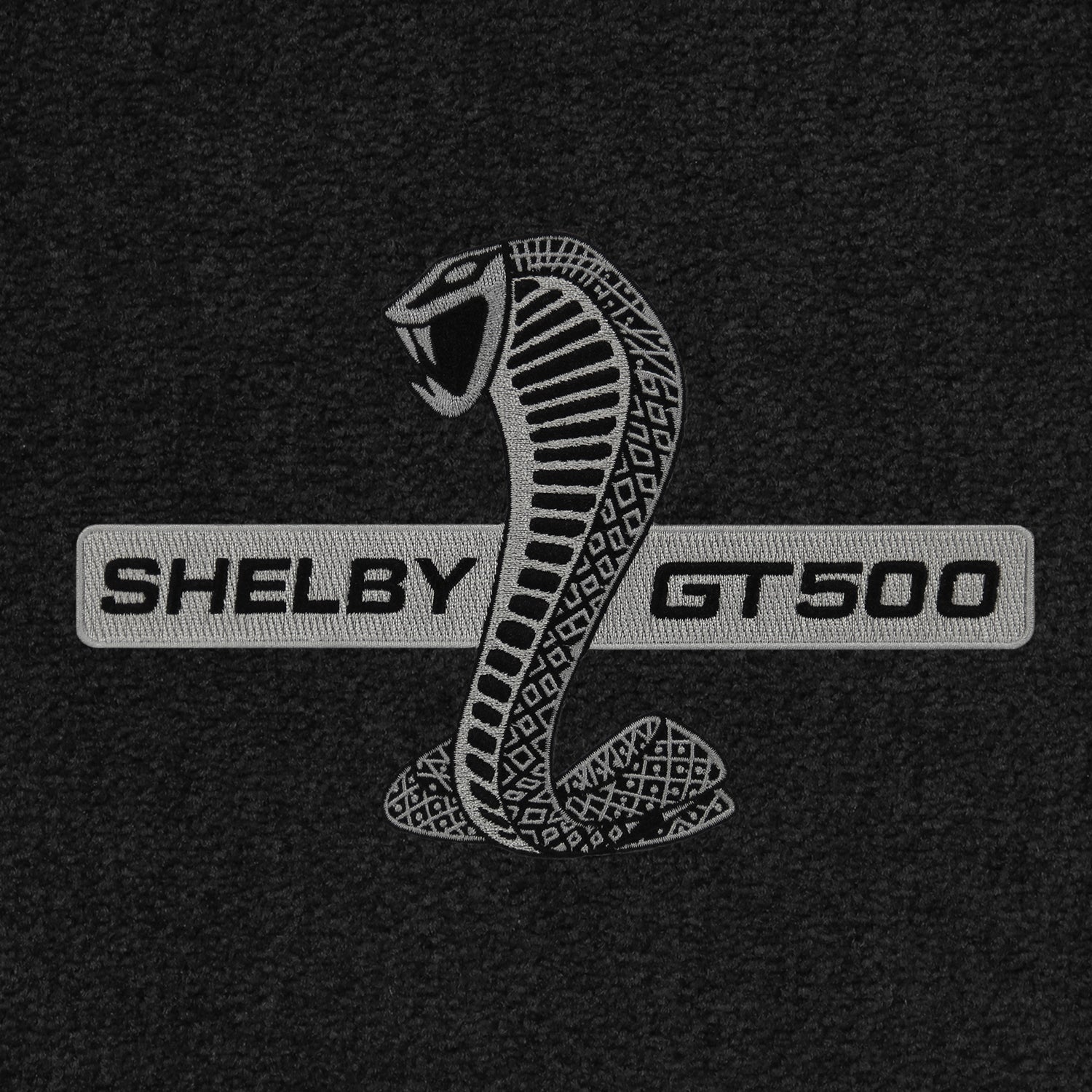 Lloyd Mats Custom Fit Floor Mats for Shelby Mustang 2015-On LogoMat 2Pc Set Black