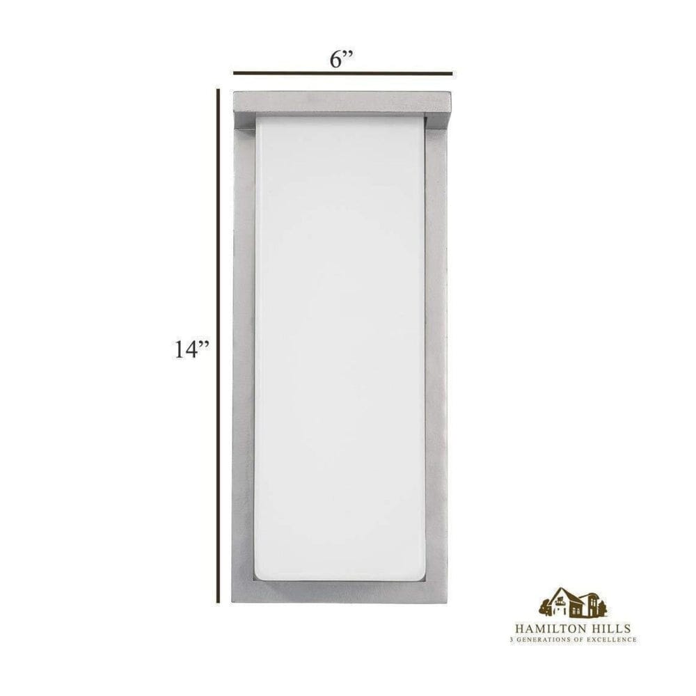 Flush Mount Modern Outdoor Wall Sconce