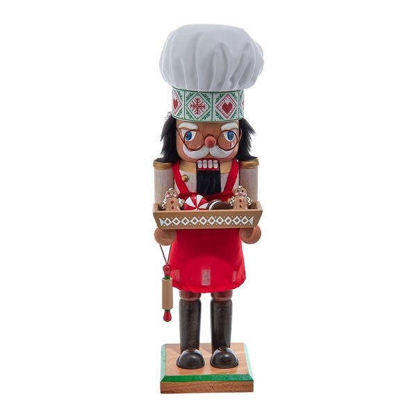 Kurt Adler 15Inch Wooden Chef Nutcracker