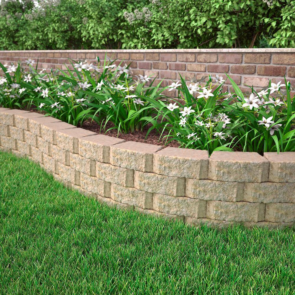 Pavestone 4 in. x 11.75 in. x 6.75 in. Carolina Blend Concrete Retaining Wall Block (144-Pieces46.6 sq. ft.Pallet) 81123