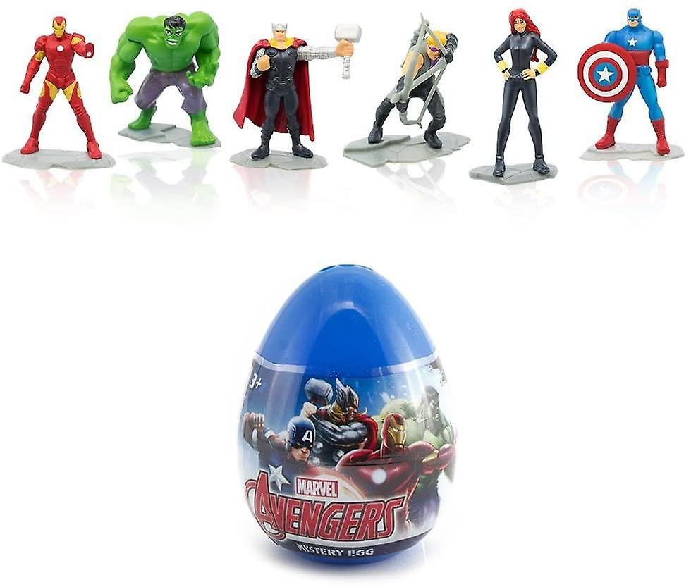 6-Pack Marvel Avengers Mystery Egg Mini Characters