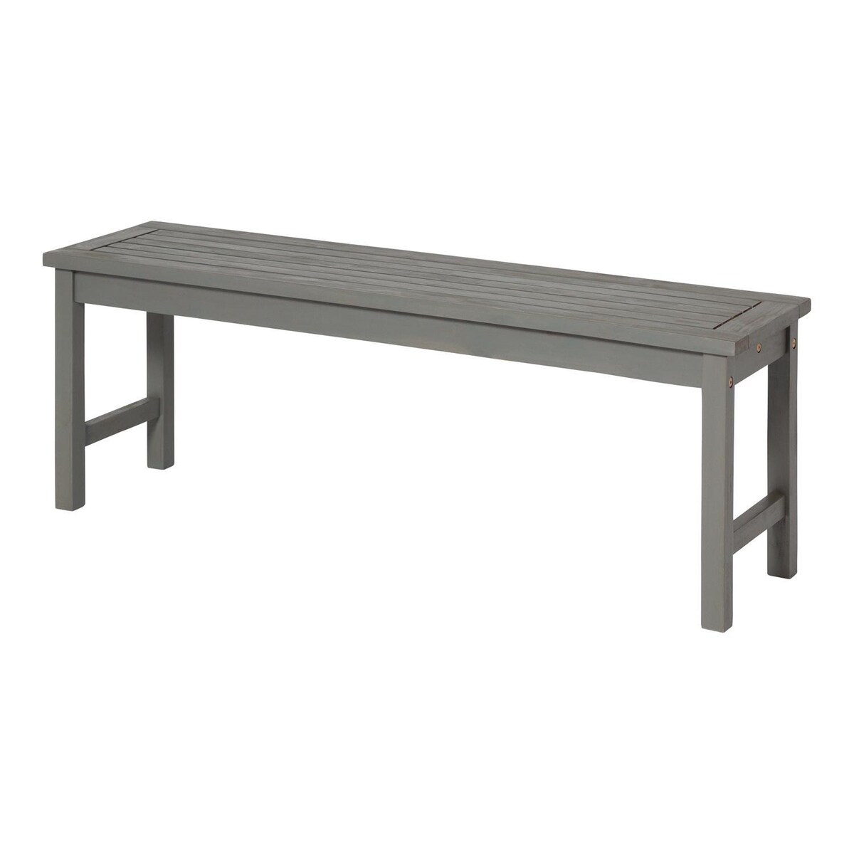 Ultimate Patio Horizon Way 53 Inch Acacia Patio Dining Bench