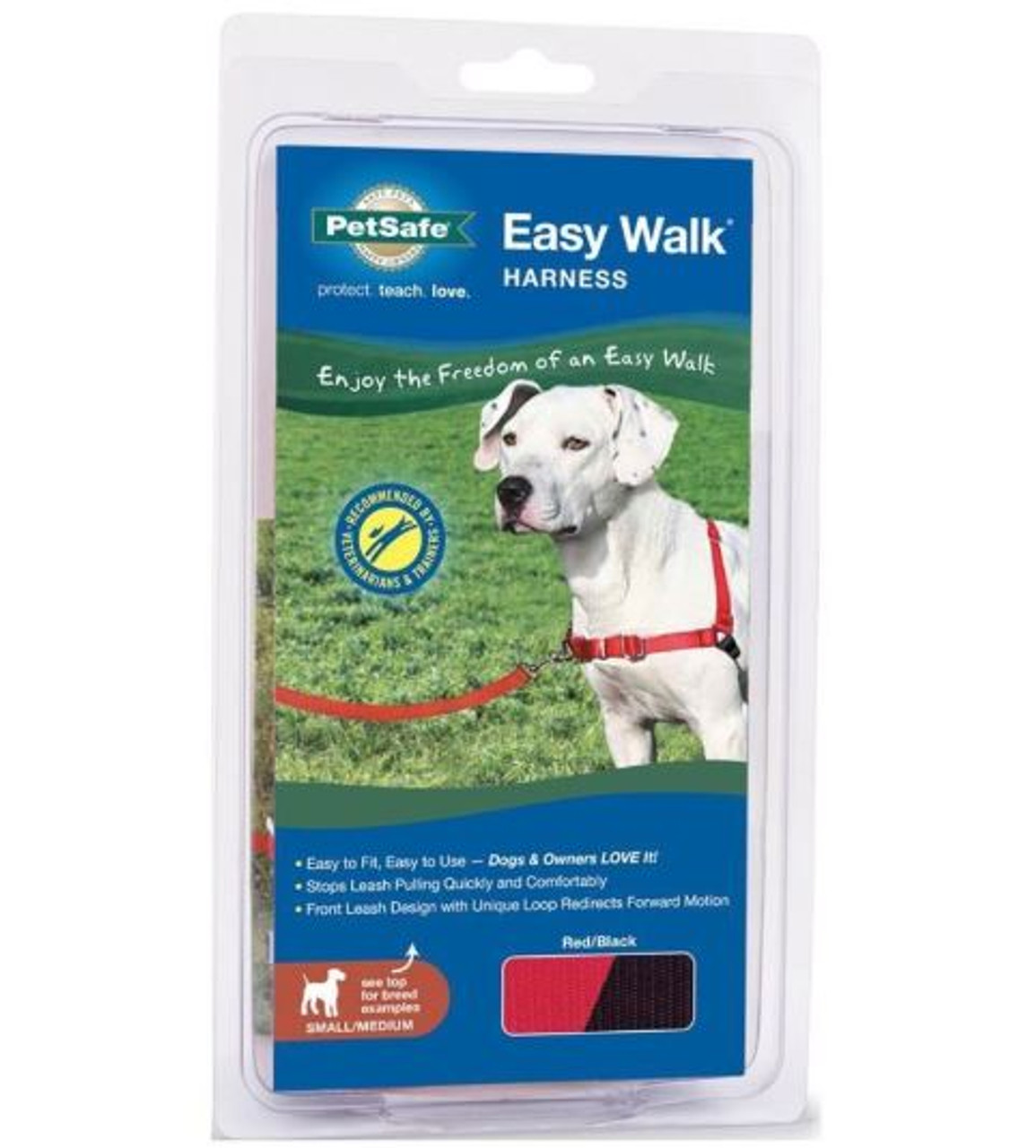 Petsafe Easy Walk Dog Harness， SM/M， Red