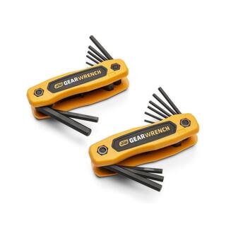 GEARWRENCH SAE  Metric Folding Ball End Hex Key Set (17-Piece) 83511