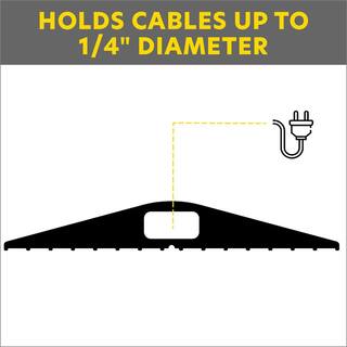 LINE BOSS 10 ft. x 4.5 in. 3-Channel Cable Protector 6100-10C