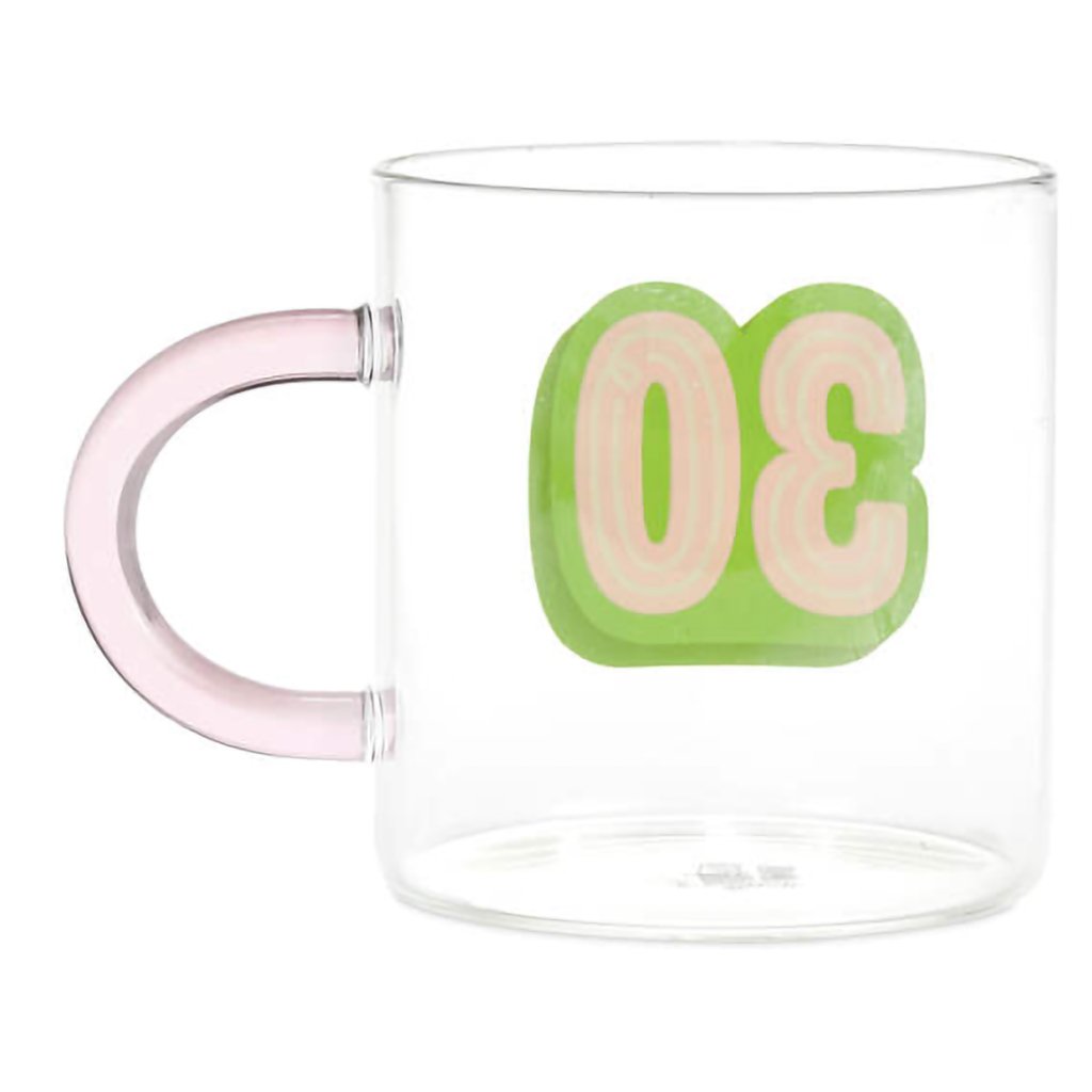 Hallmark  Glass 30th Birthday Mug, 17.5 oz.